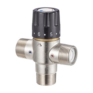 Válvula <span class=keywords><strong>mezcladora</strong></span> de ducha termostática de latón de <span class=keywords><strong>3</strong></span> vías para agua caliente Solar con temperatura constante BJ45004 - Product Image 5