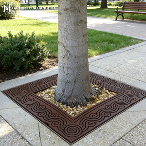 Fabricant OEM de couvercles de fossés d'arbres en acier résistant aux intempéries pour l'aménagement paysager - Product Image 6