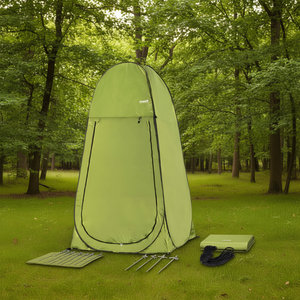 Db Portable Pop Up Privacy Shower <b>Tent</b> 7ft Outdoor Camping Toilet Dressing Room Single Room <b>Instant</b> Setup Waterproof Polyester - Product Image 2