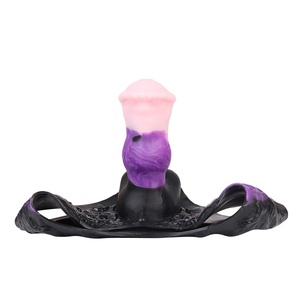 SHAZ-3215 Fantasy Male Penis Wearing Penis Sleeves Soft <b>Silicone</b> with Realistic Touch Effective Enhancement Adult Toy - Product Image 5