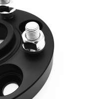 Embers Nouvel adaptateur d'entretoise de roue PCD 4x100 CB 56.1mm Noir en alliage d'aluminium forgé 4 trous pour Mini/CRX/Accord Rétrofit/Amélioration