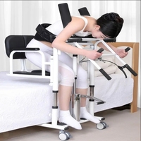 Chaise de transfert hydraulique pour patients, fauteuil roulant d'assistance à la position debout pour personnes âgées, chaise de transfert pour personnes handicapées, pour toilettes, douche et soins à domicile