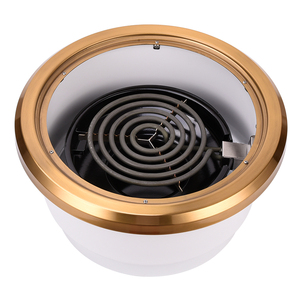 <span class=keywords><strong>Grill</strong></span> électrique coréen rond <span class=keywords><strong>2500w</strong></span> en acier inoxydable intégré pour restaurant commercial BBQ - Product Image 3
