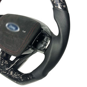 พวงมาลัยดัดแปลงทั่วไปสำหรับ <span class=keywords><strong>Ford</strong></span> <span class=keywords><strong>Focus</strong></span> MK4 ST <span class=keywords><strong>RS</strong></span> <span class=keywords><strong>2018</strong></span> 2019 2020พวงมาลัยหนังคาร์บอนไฟเบอร์ - Product Image 5