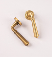 Offre Spéciale maison hôtel portes en bois serrures de porte magnétiques muettes et ensemble de serrures de poignée laiton antique doré