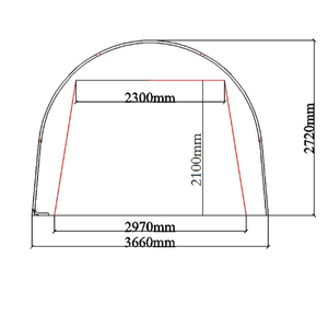 12x20 fabriqué en chine alu europe toit incurvé télécommande pliante camping-car en fibre <span class=keywords><strong>de</strong></span> verre meilleurs designs modernes <span class=keywords><strong>auto</strong></span> carport hiver - Product Image 5