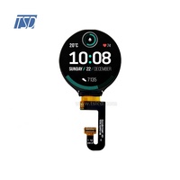 Modul LCD bulat IPS 1,3 inci 240x240 untuk jam tangan pintar, layar LCD TFT 1,3 inci