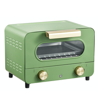 Four à air chaud et grille-pain 6-en-1 avec fonction vapeur, préchauffage rapide, four multifonctionnel domestique de 12 litres pour comptoir