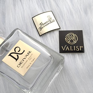 Personalizado en relieve de metal de aluminio etiqueta oro de metal Etiqueta Privada perfume de lujo logo pegatina diseñadores para <span class=keywords><strong>mi</strong></span> marca - Product Image 5
