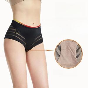 Culottes respirantes mi-hautes en maille transparente à rayures, moulantes et sexy pour femmes - Product Image 6