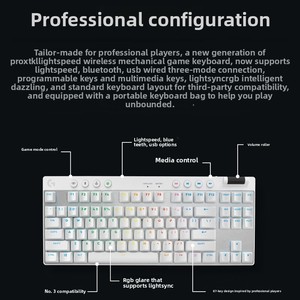 Gốc Logitech G Pro X Tkl 87-Key Không Dây Trò Chơi Bàn Phím Cơ Khí Với Ba Chế Độ GPX <span class=keywords><strong>E</strong></span>-Thể Thao Cho PC Máy Tính Để Bàn Người Dùng - Product Image 2
