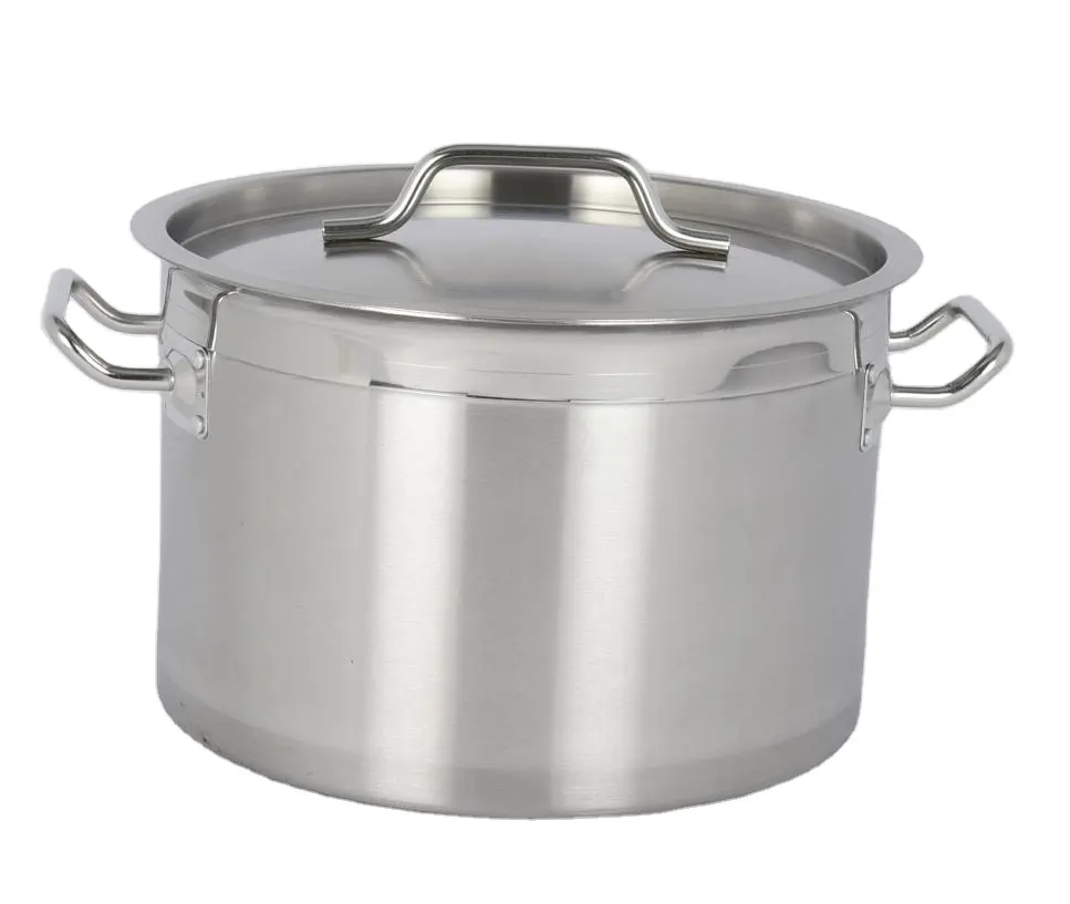 Pentola a induzione in acciaio inossidabile pentola per minestra di cottura con vendita calda personalizzata