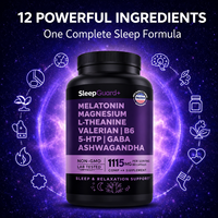 Capsules de soutien au sommeil à l'extrait de thé vert CLA, marque privée, pour femmes, OEM, 60 unités