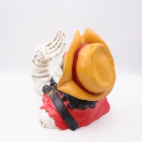 Présentoir de refroidisseur de boissons fantaisie personnalisé en polyrésine, figurine squelette pirate capitaine, décoration en résine pour vin, vente en gros