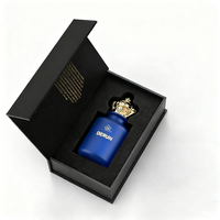 Flacon de parfum de haute qualité en verre de luxe 30ml 50ml 100ml avec boîte cadeau et bouchon design 100ml Flacon arabe
