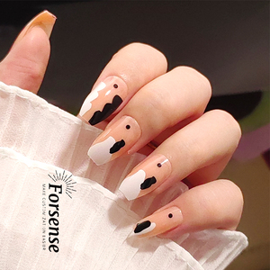 Prensa <span class=keywords><strong>de</strong></span> ballet corta con estampado <span class=keywords><strong>de</strong></span> <span class=keywords><strong>vaca</strong></span> Forsense en las <span class=keywords><strong>uñas</strong></span>, venta al por mayor, <span class=keywords><strong>uñas</strong></span> postizas artificiales <span class=keywords><strong>para</strong></span> <span class=keywords><strong>niñas</strong></span>, puntas <span class=keywords><strong>de</strong></span> <span class=keywords><strong>uñas</strong></span> postizas <span class=keywords><strong>de</strong></span> bailarina <span class=keywords><strong>de</strong></span> lujo con caja - Product Image 4