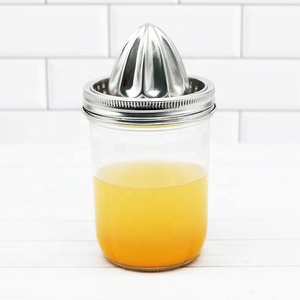 86 Mét thép không gỉ ép máy ép trái cây Chanh Cam nắp trong màu bạc vít nắp cho miệng rộng Mason Jar - Product Image 5
