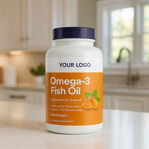 כמוסות שמן דגים אומגה-<span class=keywords><strong>3</strong></span> מוסמכות GMP לתמיכה בבריאות עם EPA DHA 2000 מיליגרם, אריזה בהתאמה אישית זמינה - Product Image 1