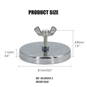 Soporte magnético para Bandera de seguridad de 3,2 ", soporte magnético para bandera con tuerca de ala de bloqueo para Bandera de seguridad, Banner de gran tamaño - Product Image 2