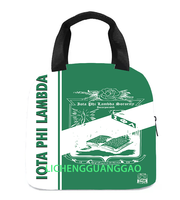 Gamma Phi Delta Sorority Lunch Box Sac à déjeuner portable pour sororités, sac isotherme réutilisable pour le bureau, le travail et les voyages