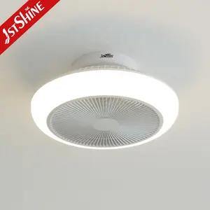 1stshine Led ventilatore da soffitto dimmerabile camera da letto 18 pollici ventilatori da soffitto decorativi con luci