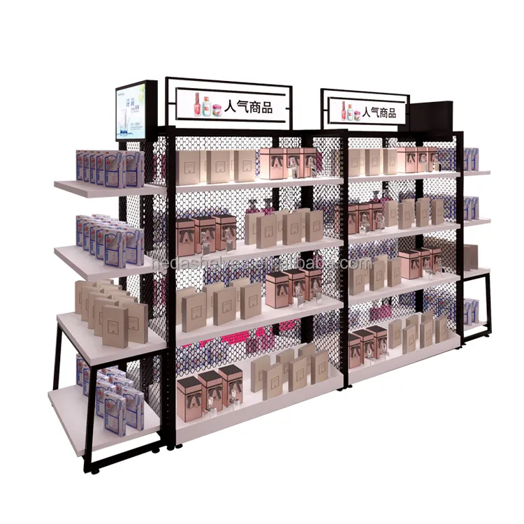 Cosmetica Schoonheidssalon Huidverzorging Winkel Display Stand Plank Schoonheidssalon Display Kast Rek Boutique Product Display