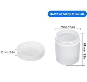 Venta al por Mayor de Envases de Plástico HDPE Blancos de 27oz, 40oz y 60oz para Almacenamiento de Alimentos, Botellas Lisas con Tapas de Rosca para Especias en Polvo - Product Image 2