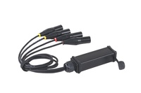 Câble d'extension de données réseau professionnel OFC DMX RJ45 femelle 4 XLR mâle/femelle convertisseur adaptateur Audio connecteur Splinter