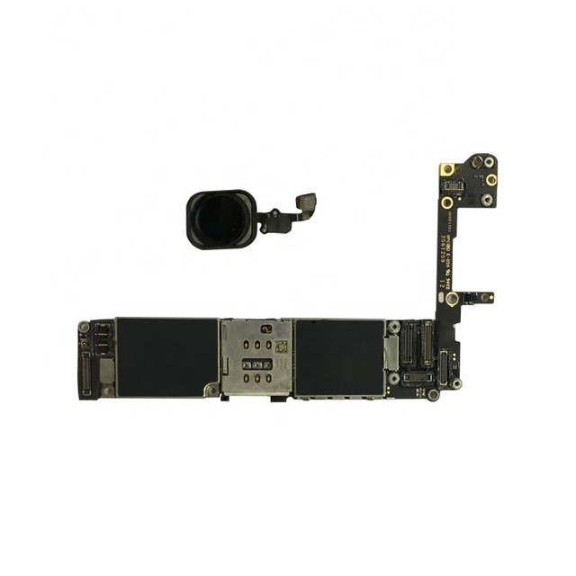 Used Original Unlocked128GB Mainboard Logic Board Mobile Phone Motherboard for IPhone 6S With Touch ID Home Flex Cable3D Touch