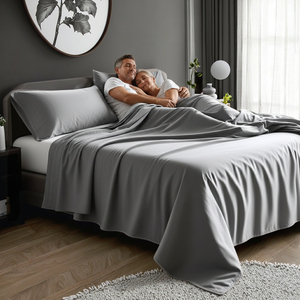 Sợi Nhỏ Vua Tấm Thiết Lập Siêu Mềm Mại Và Nếp Nhăn Phai Chống Với Sâu Túi 3Pcs Polyester Tấm Phẳng - Product Image 2