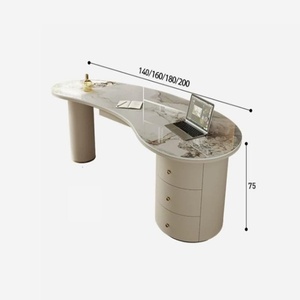 โต๊ะคอมพิวเตอร์ดีไซน์หรูหราทันสมัย สำหรับสำนักงาน ร้านเสริมสวย คลินิกทันตกรรม คลินิกเวชศาสตร์ ฟิตเนส และโต๊ะเจรจาธุรกิจ - Product Image 5