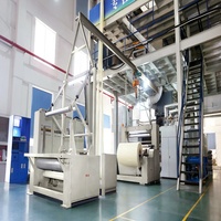 Ligne de production de machines non tissées PP pour couches et serviettes hygiéniques pour femmes
