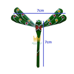 Juguete de equilibrio y decoración para el hogar de bambú hecho a mano y ecológico con forma de libélula, hecho en Vietnam - Product Image 2