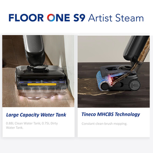 S9 Artist Mop Vacuum, robot serpillière autopropulsé à triple nettoyage, auto-nettoyant - Product Image 3