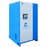 Compresseur d'air GRANDAIR Blue Storm à aimant permanent à fréquence variable PLC 380V Moteur de compresseur d'air série M 50HP Stationnaire Lubrifié