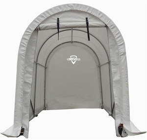 Heavy Duty 10 'X 16' Portable Garage Stockage Tente Blanc Anti-UV PE Auvent Couverture En Acier <span class=keywords><strong>De</strong></span> Voiture Parking Vélo Abri <span class=keywords><strong>Jardin</strong></span> Direct - Product Image 2