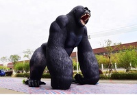 Mascotte Publicitaire Gonflable Géante Personnalisée Gorille King Kong en Oxford pour Événements