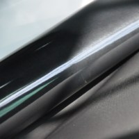 Feuille de film en cuir PU imperméable avec support tissé, motif gaufré, épaisseur 0,2-2,0 mm, un côté brillant, un côté mat, pour sièges de voiture et chaises