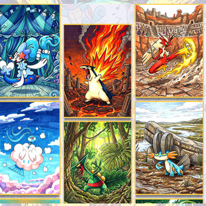 Cartes Pokémon à collectionner, mini-cartes peintes à la main, boîte mystère, première édition, jeux Game Boy, boîte en métal pour cartes, jeu de société - Product Image 3