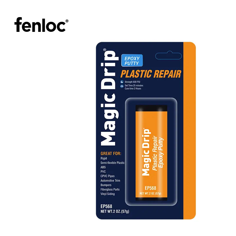 Fenloc 초강력 2 부 에폭시 퍼티 아크릴 기반 스틱 수리 목공 견딜 드릴링 조각 샌딩 페인팅