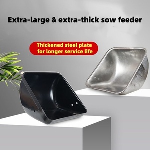 Factory Cast Iron Sow Feeding <strong>Trough</strong> Anti Collision Pig Feed Bowl for Pig Pen Farrowing Crate Livestock Supplies - Product Image 4