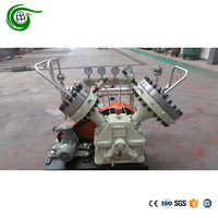 Compresor de Diafragma de Helio (He) de Alta Pureza y Capacidad, Flujo de 250 Nm3/h, Entrada de 15 Bares, Salida de 50 Bares, Compresor Industrial