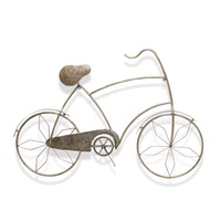 Décoration murale modèle de fil de fer de vélo en métal Art déco d'inspiration européenne pour la maison pour la décoration de chambre de cadeau de pendaison de crémaillère
