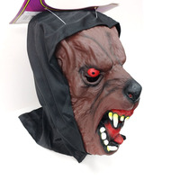 Meilleur prix 10.2 pouces effrayant chien tête masque réaliste Silicone visage masque nouveauté accessoires pour cadeau d'anniversaire Halloween Cosplay fête