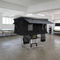 Tente de toit rigide en aluminium, imperméable, 4 saisons, matelas en mousse, échelle antidérapante pour SUV, camionnette, pick-up, OEM