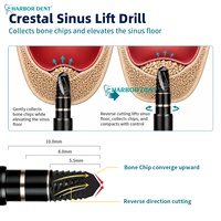 NOUVEAU Kit de Levage de Sinus Dentium DASK2.0 – Solution d'Élévation par Perçage pour Implants – Outil Chirurgical – Instruments Dentaires Harbor