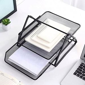 2025 New 5-Drawer Metal Desk Organizer with Sliding Trays for Holding Letters and Files for School Office Use - Product Image 2