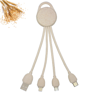 Câble de charge multifonctionnel 4 en 1 en matériau biodégradable pour téléphone portable, vente chaude - Product Image 3