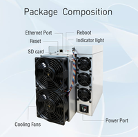 Tout nouveau BITMAIN ANTMINER L9 17GH Scrypt refroidissement par Air LTC Doge Machine minière haute efficacité ASICMiner pour ferme