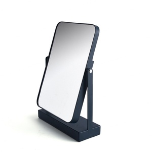High Quality Adjustable Customize Luxury Metal Support Logo Fashion Cosmetic Desktop Makeup <b>Mirror</b> - Product Image 3